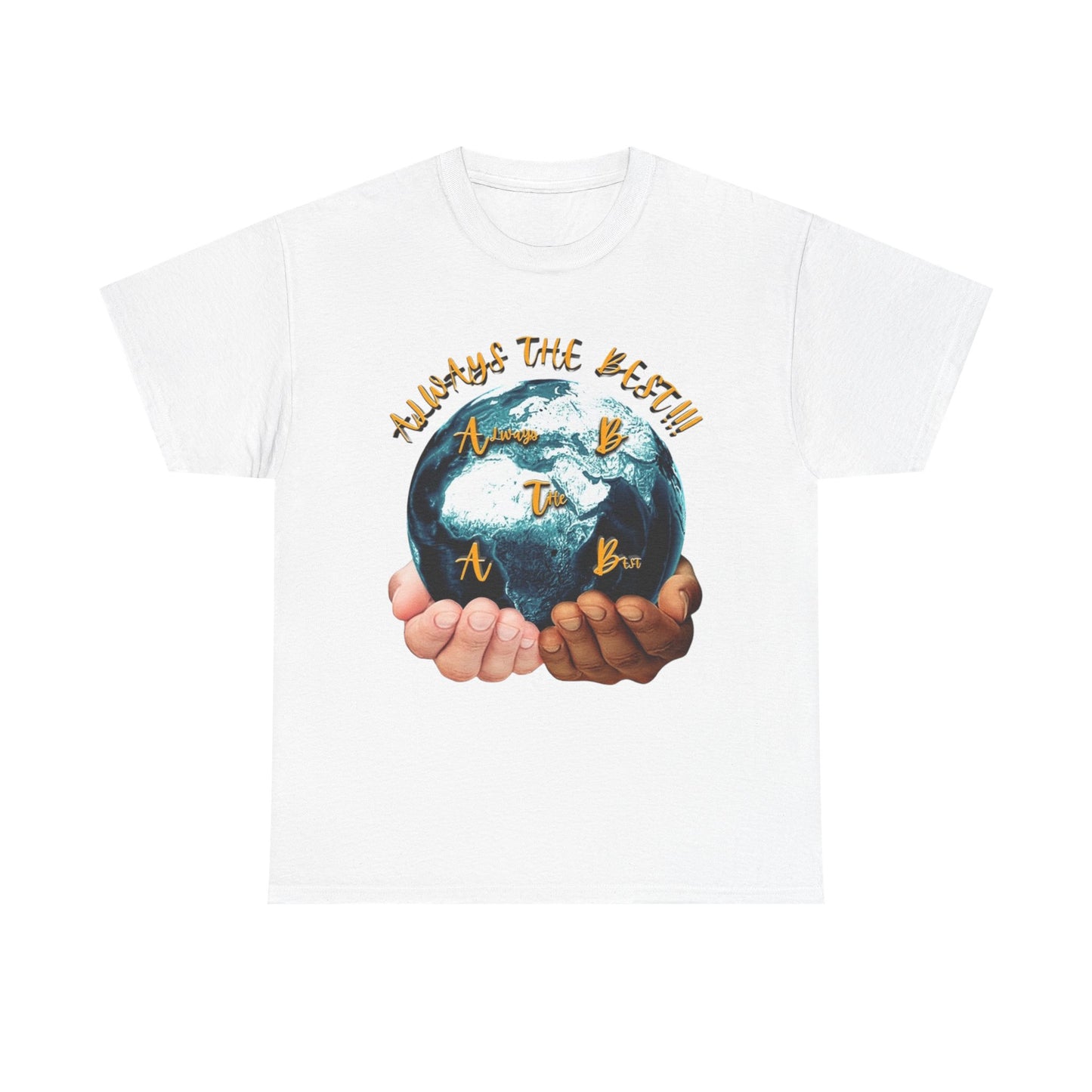Earth in Our Hands Tee — 'Hands the Restin' Graphic Cotton Shirt