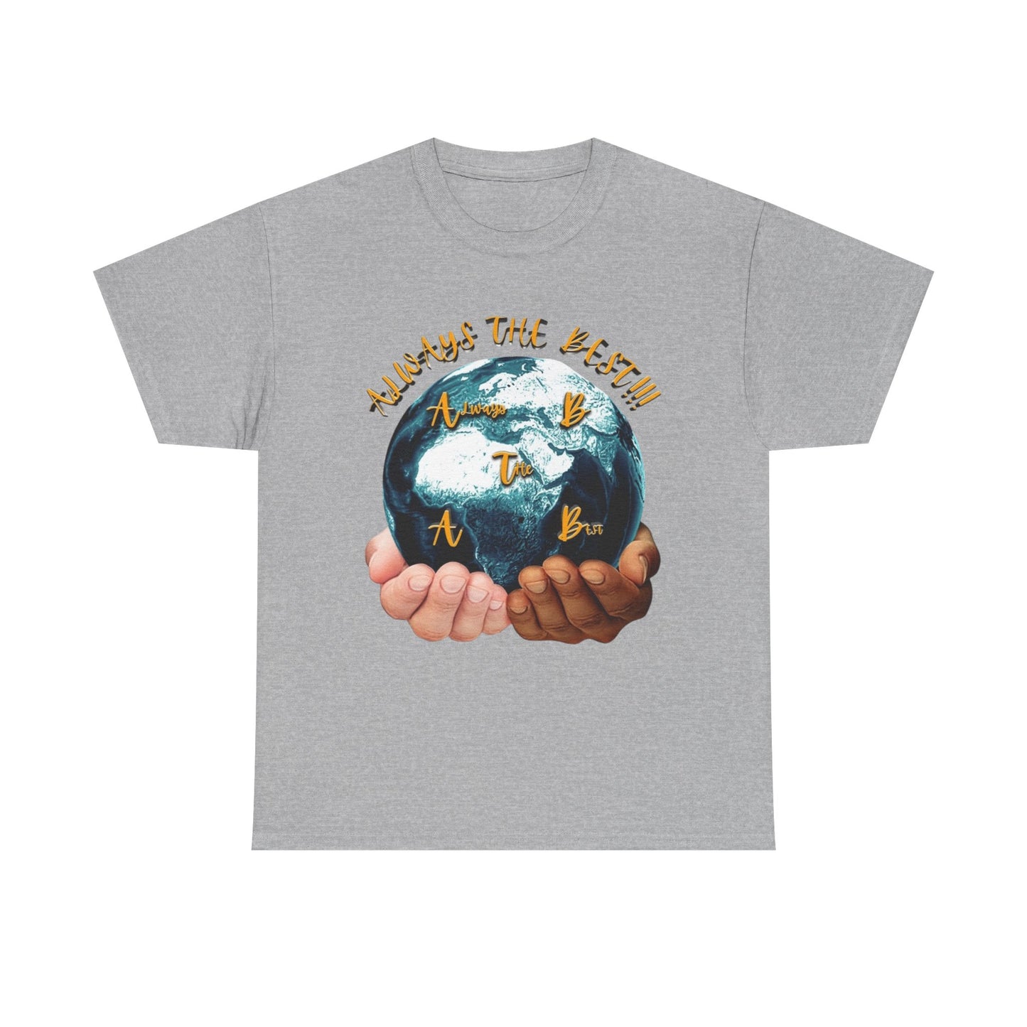 Earth in Our Hands Tee — 'Hands the Restin' Graphic Cotton Shirt